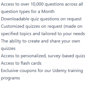 One Month Subscription